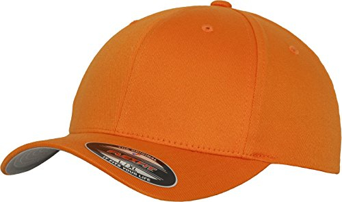 Flexfit Unisex 6277-Flexfit Wooly Combed Flexfit Wooly Combed, orange, XXL