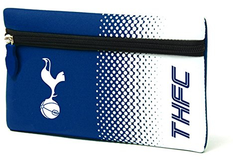 Tottenham Hotspur FC Fade Federmäppchen mit Club Wappen (Einheitsgröße) (Blau/Weiß)