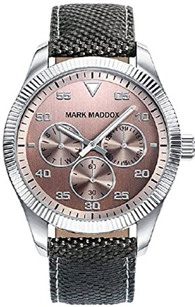 Mark Maddox HerrenArmbanduhr Multi Zifferblatt Quarz Leder HC2006-45