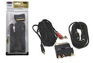 Belkin PC-DVD to TV Cable Kit, with S-Video Cable & Scart Adapter 10m