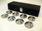Set of 8 AudioSerenity Polished Chrome Hi-Fi Spike Shoes