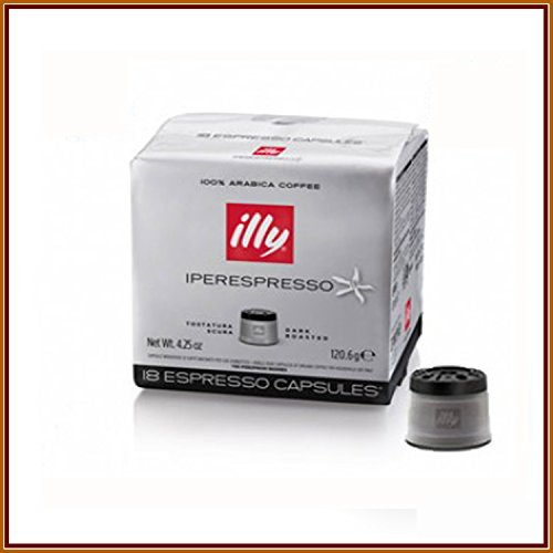 Illy Iperespresso 72 Capsules de café Torréfaction poussée
