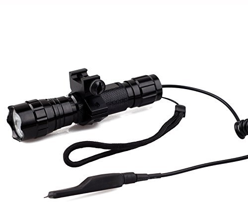 Llys Colors L-S1 CREE T6 LED 1000LM Torche Tactique Lumière avec Mount and Pressure Switch pour Pica Tinny Quad ferroviaire Rifle/Shotgun