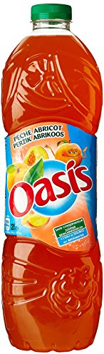 Oasis aux Fruits et À L'Eau de Source Arôme Pêche-Abricot la Bouteille 2 Litres