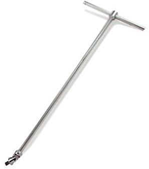 Steckschlüssel TOPTUL 1/2 zoll Typ-T, Länge 230mm beidseitig mit Gelenk