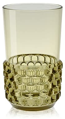 Kartell Jellies Family Bicchiere Long Drink, Verde, Set da 4