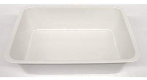 VIVENZI V0904/White Horeca Tablett aus Melamin, Farbe: Weiß, Maße: 30 x 20 x 8 cm