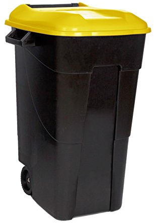 Tayg 422010 Conteneur à déchets EcoTayg 120L, Jaune