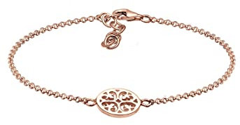 Elli Armband Damen Ornament Boho in 925 Sterling Silber Rosé vergoldet