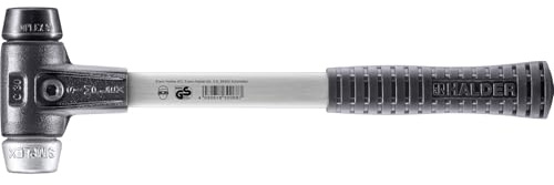 SIMPLEX-Schonhammer, Gummikomposition/Weichmetall; mit verstärktem Tempergussgehäuse und Fiberglasstiel | D=30 mm | 3729.030
