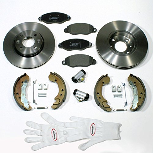 Autoparts-Online Set 60004171 Bremsscheiben/Bremsen + Bremsbacken Set vorne + hinten