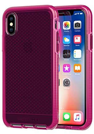 Tech Enterprises Evo Check Phone Case for iPhone X - Fuchsia
