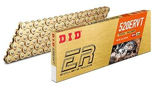 D.I.D Did Chain 520ERVT with 114 Gold Links