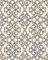 Barock Tapete EDEM 85037BR33 Tapete strukturiert mit Ornamenten glänzend creme hell-elfenbein platin-grau gold-gelb 5,33 m2