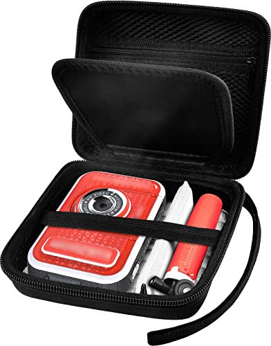 Étui pour appareil photo VTech Kidizoom Creator Cam de VTech - Rangement de voyage rigide avec poche pour accessoires - Noir, Noir , Compatible avec les voyages