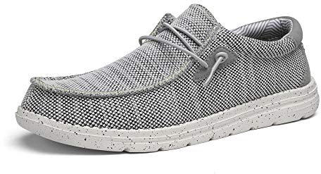 Bruno Marc Mocasines para Hombre Planos Mocasines sin Cordones Zapatos Clásicos Casual de Confort Suave Gris BLS211 Talla 41.5EU/8.5US