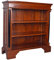 Mahagoni Regal Massivholz Bücherschrank Antik Standregal Säulen 105 cm mar200 Palazzo Exkklusiv