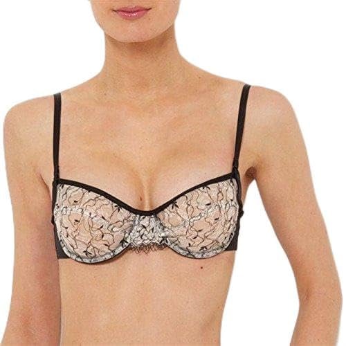 Triumph Charm Spotlight Underwired Multiway Half Cup Semi-Sheer Bra Red 36D