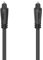 Hama Audio Lichtleiter Kabel, ODT Stecker, Toslink Kabel 3m, Toslinkkabel 3 Meter lang