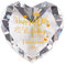 Ornalrist 40th Birthday Gifts for Women Heart Glass Keepsake Happy 40 Years Birthday Presents for Wife, Friend - Decorative Ornament