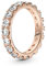 PANDORA ROSE Timeless Ring funkelnde Reihe 14k rosévergoldet, Zirkonia 180050C01 56