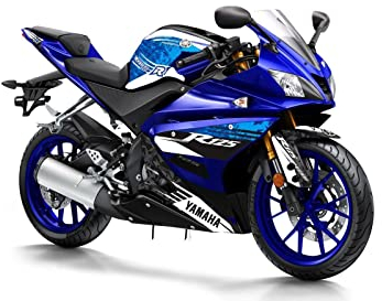 Dekor Radical Racing passend für Yamaha YZF-R 125 (2017 bis 2018, RE29) AMZ-RR.09.0021-V3.v446