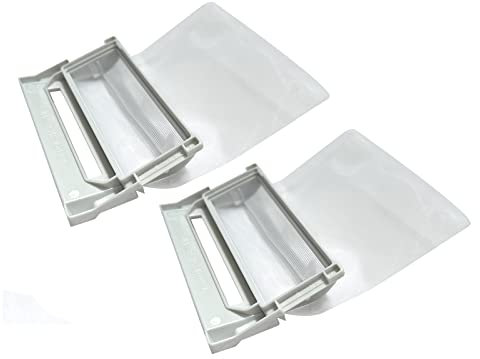 eRicambi, Filtro Filacci Retina Lanugine Compatibile per Lavatrice Asciugatrice LG, Kit 2 pezzi, Sacca Dimensione 102x60(mm) per Modelli 3921FZ3147Q 5231FA2239K