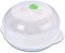 Papaquier micro-ondes pour végétal Vegetable Four en plastique résistant à chaleur monocylaise avec couvercle pour cuisine cuite à cuisson à vapeur à micro-ondes, vapeur à