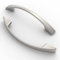 FURNIWARE 10 Stück Griffe, 96mm Lochabstand Möbelgriffe Schrankgriffe Küchengriffe Griffe Möbel Schubladengriffe Griffe für Küchenschränke Schränke Schubladengriffe Gebürstetes Satin-Nickel