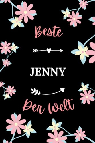 Beste Jenny der welt: Notizbuch Jenny Kollegin - 110 linierte Seiten - Geschenk für eine Frauen Jenny personalisiert mit Namen