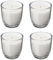4-er Set JUBLA Kerze im Glas, duftneutral, weiß, 7.5cm