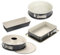 Dr Oetker 9991350 Ensemble de 4 moules à gâteaux Back-Trend, moule à manqué, moule à cake, moule rectangulaire, moule à savarin, Acier inoxydable, Céramique, Crème, Gris anthracite, De 28 à 32 cm