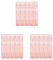 3 Set mit 10 x 5 g leeren Lippenstift-Tuben, nachfüllbar, Lipgloss, Balsam, Fläschchen, Rosa