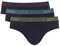 Emporio Armani Herren CORE Logoband 3-Pack Brief Slip, Marine/Marine/Marine, L