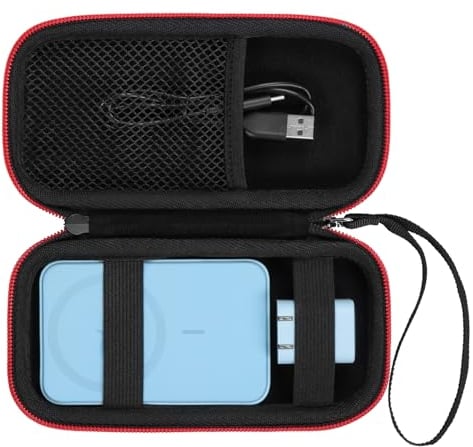SnawikiBag Case Compatible with Anker 621/622/633/321/324 Power Bank,Fit for Apple MagSafe Charger Battery Pack,Black(Case Only)