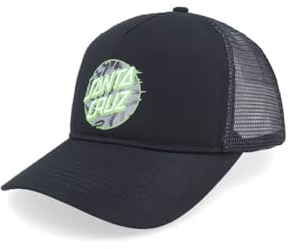 Santa Cruz Vivid Slick Dot Snapback Cap, Schwarz , Einheitsgröße