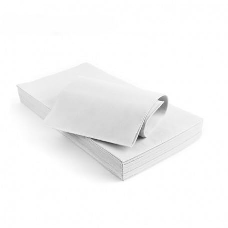 TNT Tischdecken - Format cm 100 x 100 - Packung mit 25 Tischdecken aus Vliesstoff, ideal für Restaurants, Pizzerien, Hotels, Gasthäuser (25, Weiß)
