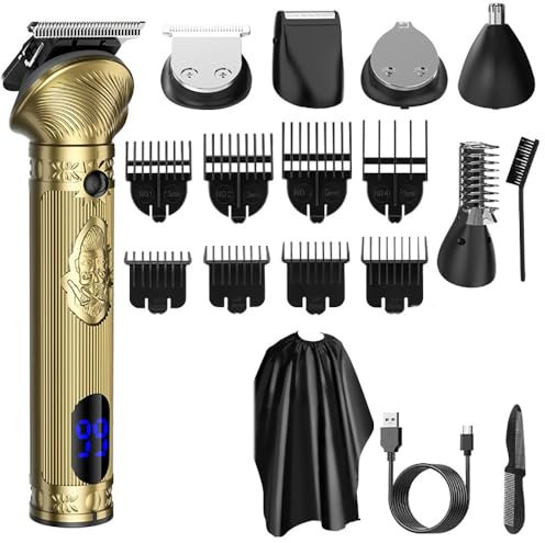 Tondeuse à cheveux professionnelle haut de gamme pour coupe exclusive des poils corporels pour salons de coiffure haut de gamme pour homme