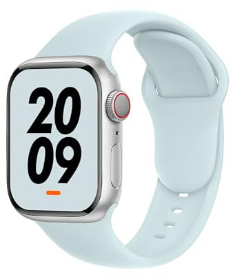 DONEGANI C1A para Correa Apple Watch Se Ultra 2 40mm 44mm 46mm 42mm 45mm 41mm 38mm 49mm Series 10 9 8 7 6 5 4 3 Mujer Hombre Original Pulsera Strap Azul glaciar