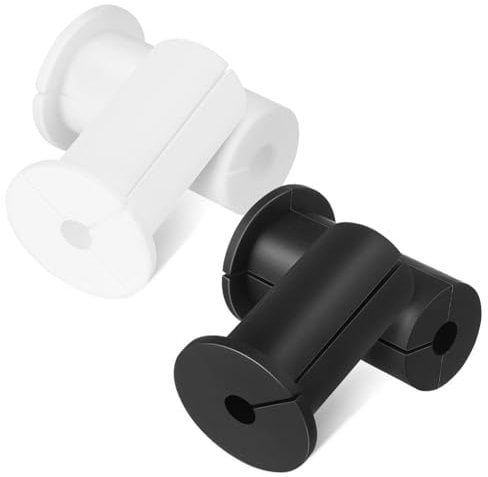 WOONEKY 4pcs Wall Hole Glue Plug Cable Grommet Cable Routing Kit for Desk Use Cord Hole Cover Wire Cord Grommets