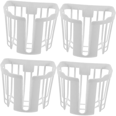 POPETPOP 4 Pièces Pots Plastique pour Fixation Murale Jardinière Pot De Fleur pour Balcon Intérieur Et Extérieur Panier Suspendu Décoratif pour Cuisine Et Patio