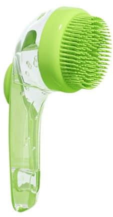 Hundebürste Für Baden, Hunde Waschbürste Für Dusche, Haustierbürste Katze Hund, Massage Bürste Für Hunde, Weiche Silikon-Badebürste Mit Langem Griff Für Die Reinigung Von Katzen, Hunden, Kaninchen