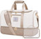 LOVEVOOK Reisetasche Handgepäck, 50L Groß Weekender Travel Duffle Carry on Bag mit Kulturtasche, Schuhfach & Nassfach, Wasserdicht Sporttasche Strandtasche, Tasche für Urlaub Flugzeug Camping