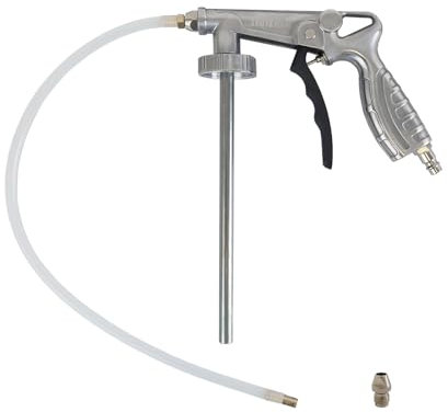 TRUTZHOLM Druckluft Unterbodenschutzpistole Hohlraumpistole Betriebsdruck 4-6 bar mit Schlauch Spritzpistole für Unterbodenschutz + Hohlraumversiegelung