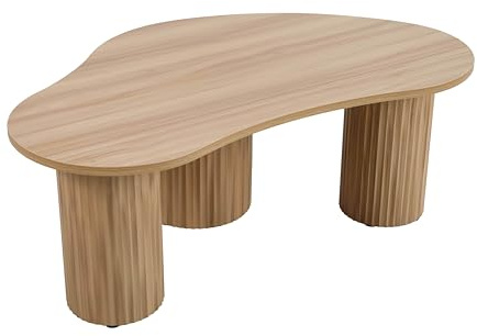 Oviala Couchtisch aus MDF, Melamindekor, Beige