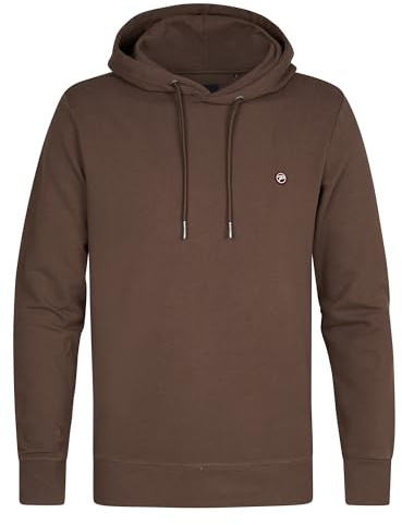 Petrol Industries Herren Kapuzenpullover - Sweatshirt Pullover Rundhals - Hoodie Mit Kapuze - Herrenbekleidung - Braun - XXL