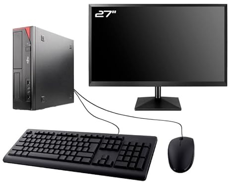 PC Fujitsu Esprimo E410 SFF Display 27 Intel I7-2600 RAM 16GB SSD 2TB WiFi W11 (ricondizionato)