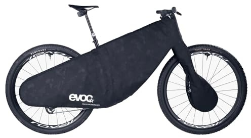 EVOC PROTECTIVE BIKE RUG MTB Fahrradabdeckung, black | Fahrradabdeckung, Fahrradplane für Mountainbikes, gepolsterte Fahrrad-Transporttasche, schiebbares Bike