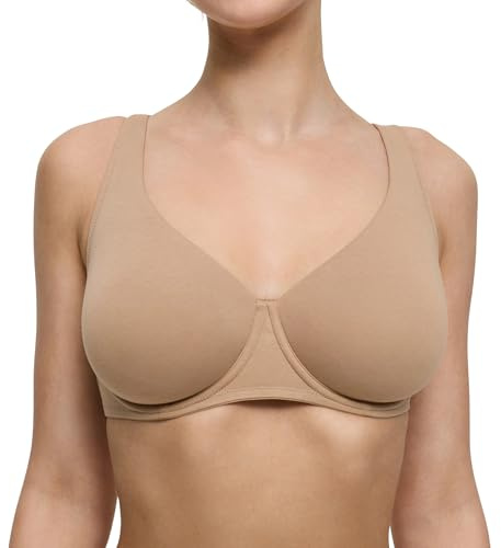 creamy fabrics Cotton Bügel BH ohne Pads Damen – Wattierter Bügel BH aus Baumwolle – Natürlich formend & atmungsaktiv – Bequemer Alltags BH mit zuverlässigem Halt