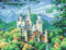 MAMMUT 8240128 - Malen nach Zahlen Senior, Schloss Neuschwanstein, Komplettset mit bedruckter Malvorlage im A3 Format, 12 Acrylfarben, Pinsel, Anleitung, großes Malset ab 10 Jahre